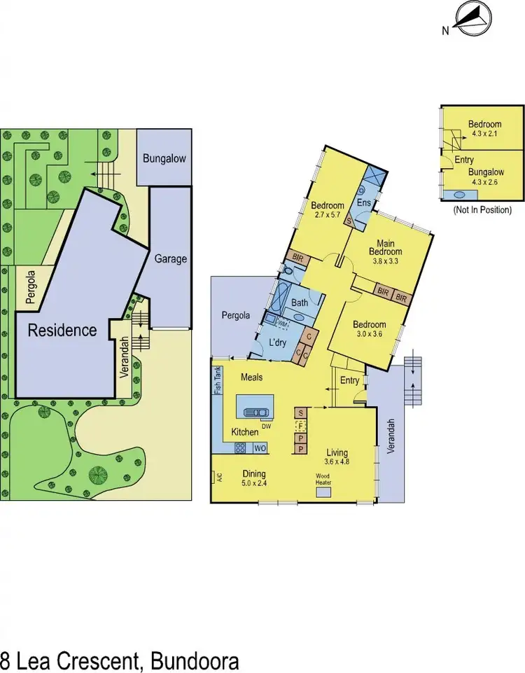 Floorplan of Homely house listing, 8 Lea Crescent, Bundoora VIC 3083