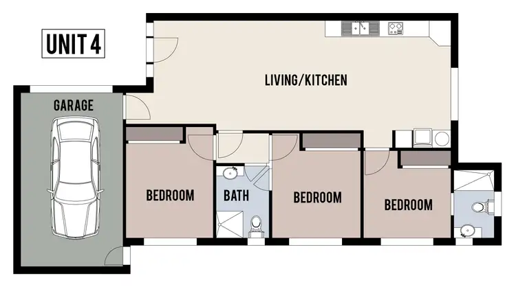 Floorplan of Homely house listing, 4/31 Ellt Crescent, Noble Park VIC 3174