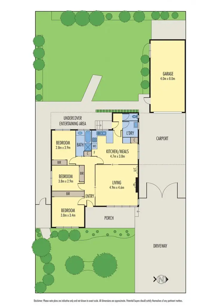 Floorplan of Homely house listing, 38 Brendale Avenue, Blackburn North VIC 3130