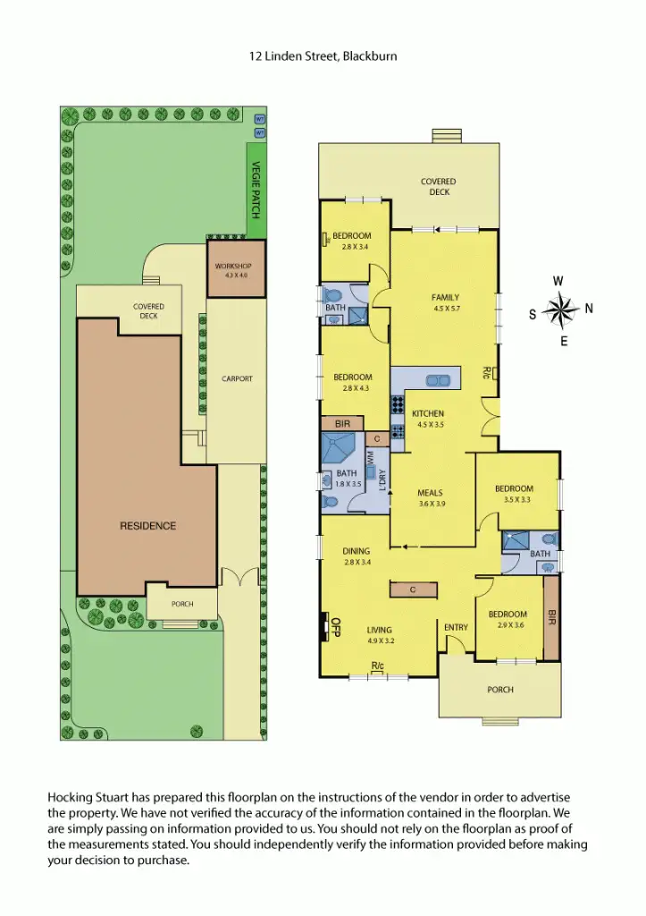 Floorplan of Homely house listing, 12 Linden Street, Blackburn VIC 3130