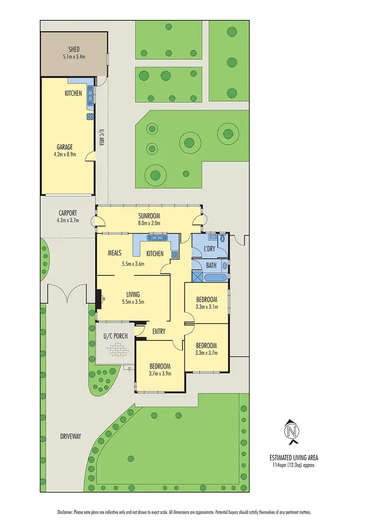 Floorplan of Homely house listing, 10 Elsa Street, Fawkner VIC 3060