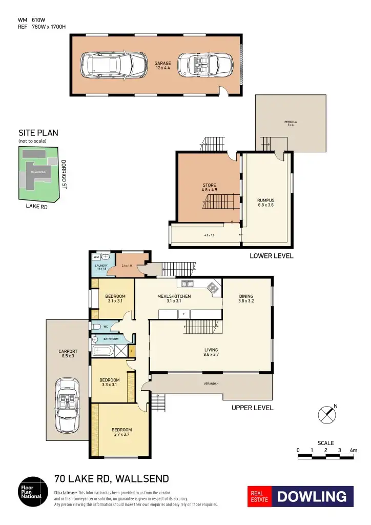 Floorplan of Homely house listing, 70 Lake Road, Wallsend NSW 2287