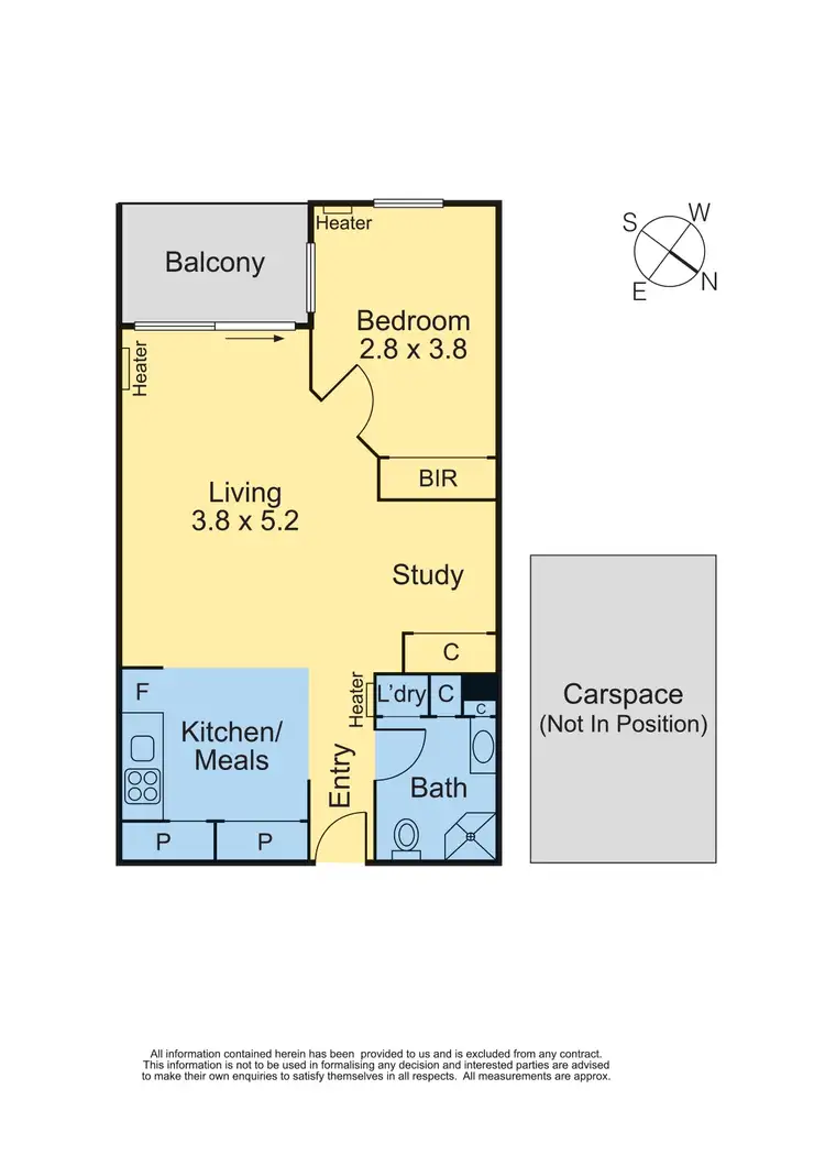 Floorplan of Homely apartment listing, 102/86 Altona Street, Kensington VIC 3031
