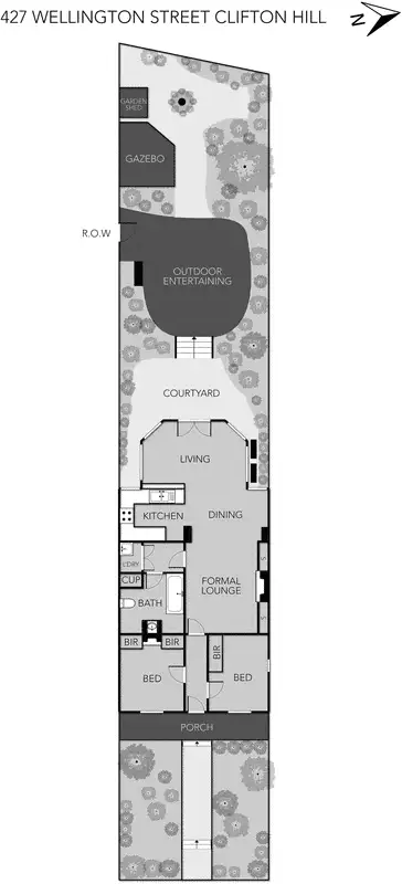 Floorplan of Homely house listing, 427 Wellington Street, Clifton Hill VIC 3068