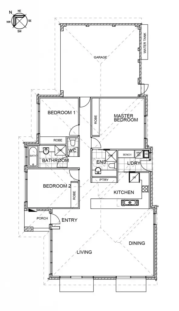 Floorplan of Homely townhouse listing, 8/101 Bergins Road, Rowville VIC 3178