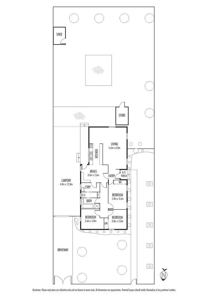 Floorplan of Homely house listing, 29 Morrison Cres, Sunshine West VIC 3020