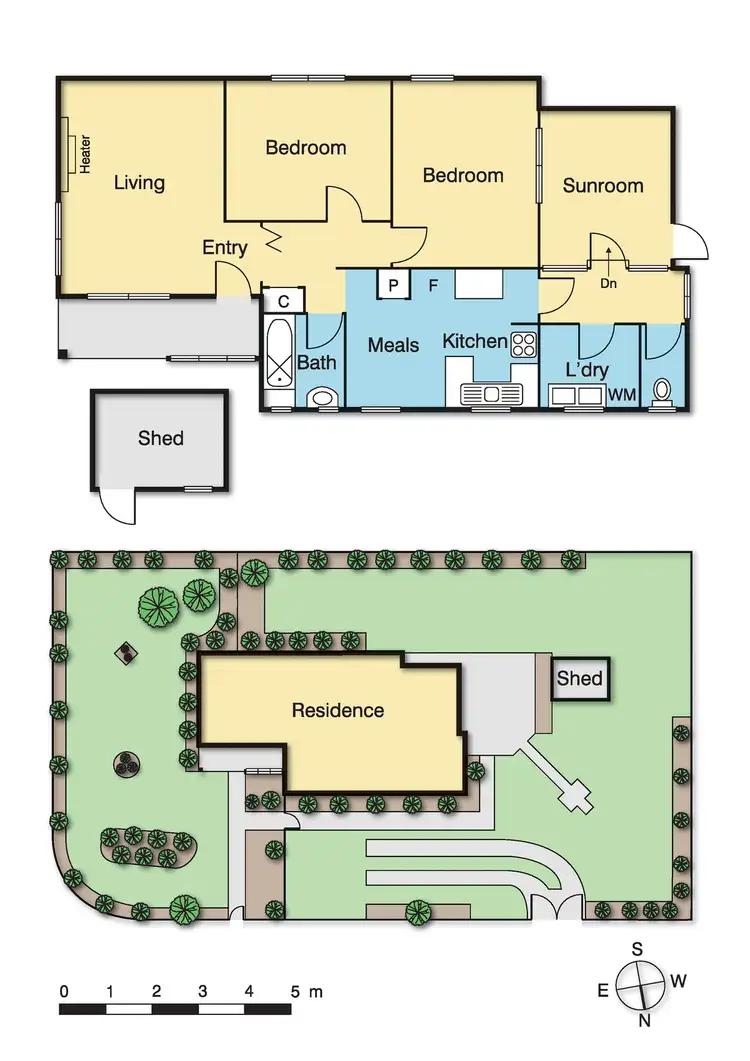 Floorplan of Homely house listing, 23 South Crescent, Heidelberg West VIC 3081
