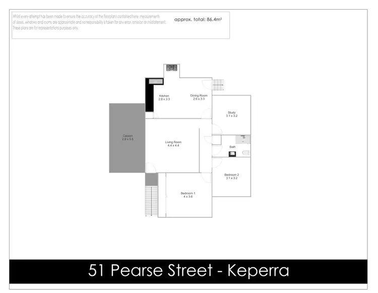 Floorplan of Homely house listing, 51 Pearse Street, Keperra QLD 4054