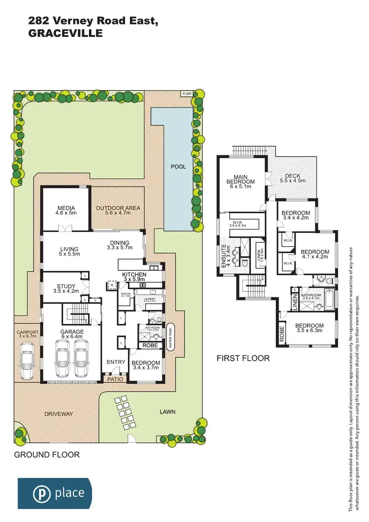 Floorplan of Homely house listing, 282 Verney Road East, Graceville QLD 4075