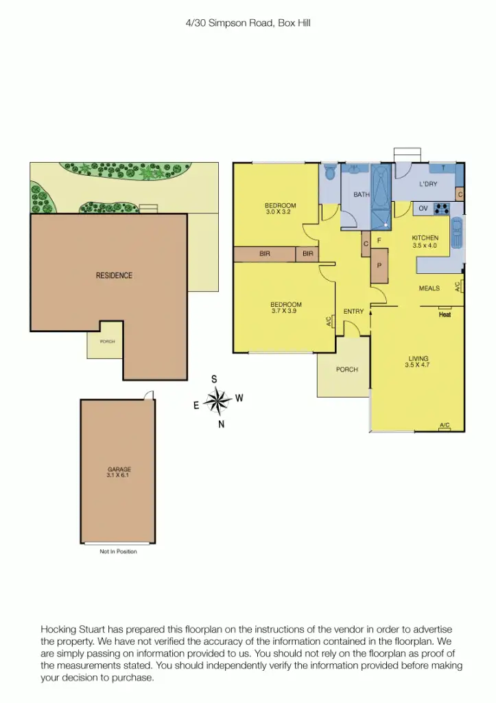 Floorplan of Homely unit listing, 4/30 Simpsons Road, Box Hill VIC 3128