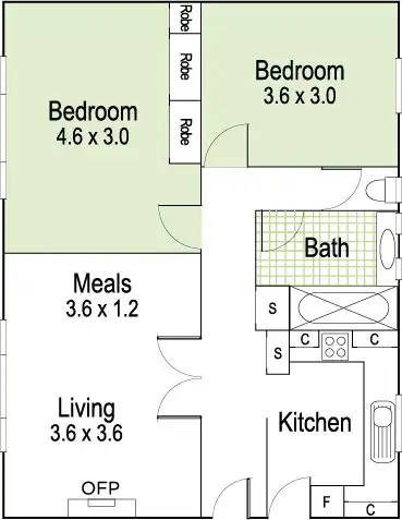 Floorplan of Homely apartment listing, 4/39A Balaclava Road, St Kilda East VIC 3183