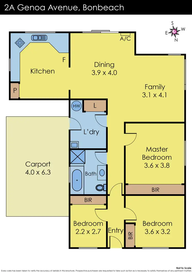 Floorplan of Homely townhouse listing, 2a Genoa Avenue, Bonbeach VIC 3196