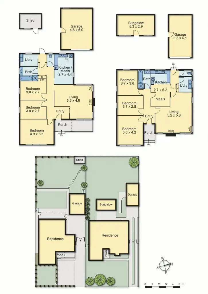 Floorplan of Homely house listing, 31 & 33 Davies Street, Hadfield VIC 3046