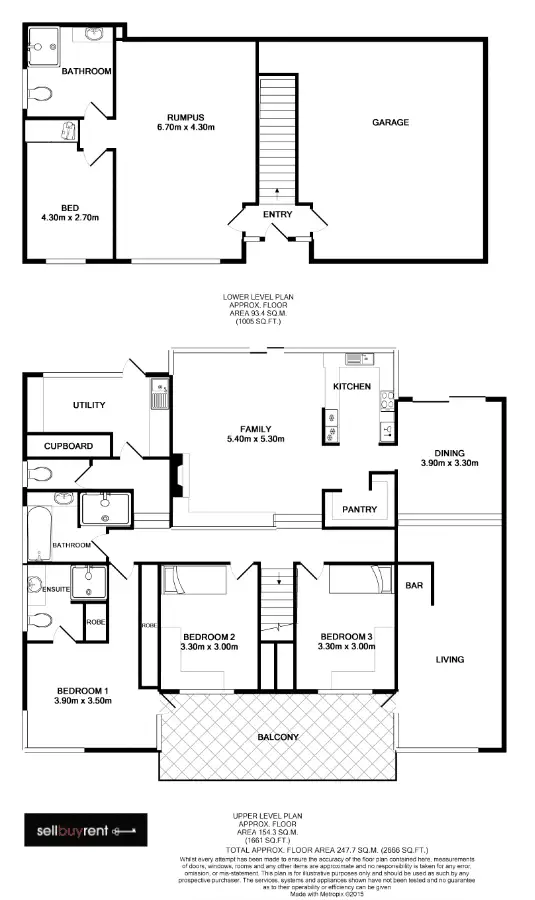 Floorplan of Homely house listing, 47 CRAIG DRIVE, Bellbridge VIC 3691