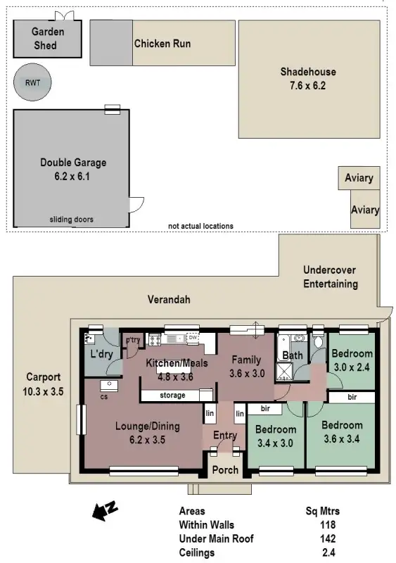 Floorplan of Homely house listing, 15 Fowler St, Woodside SA 5244