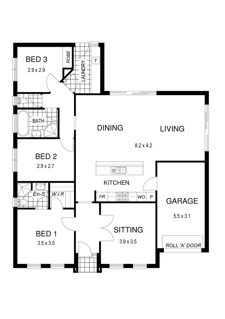 Floorplan of Homely house listing, 27B Arcoona Avenue, Rostrevor SA 5073