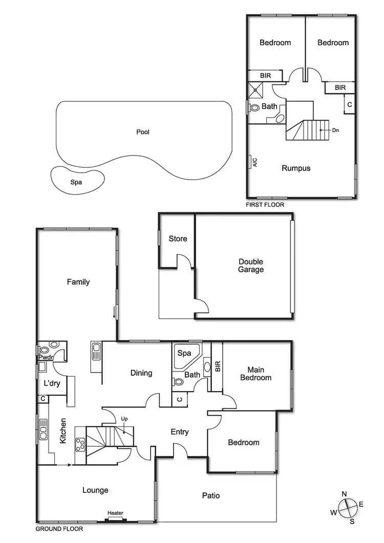 Floorplan of Homely house listing, 35 York Street, Bentleigh East VIC 3165