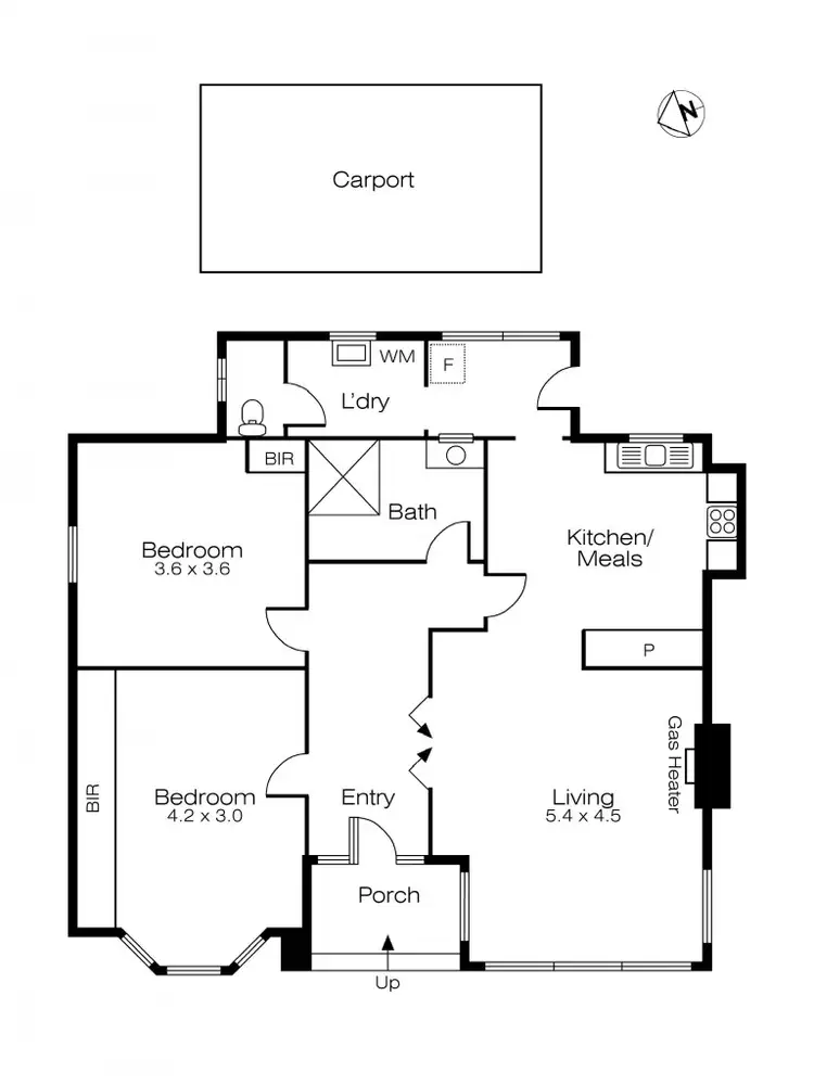 Floorplan of Homely house listing, 214 Dowling Street, Wendouree VIC 3355