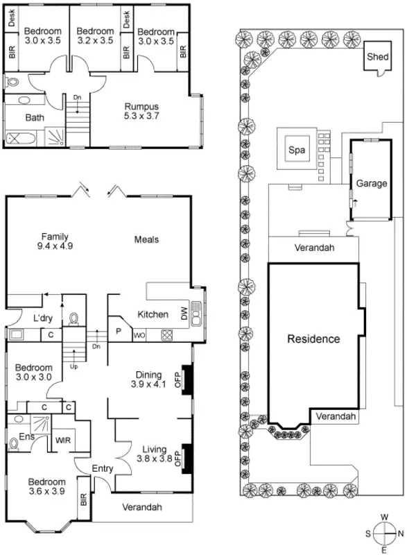 Floorplan of Homely house listing, 65 Wright Street, Mckinnon VIC 3204