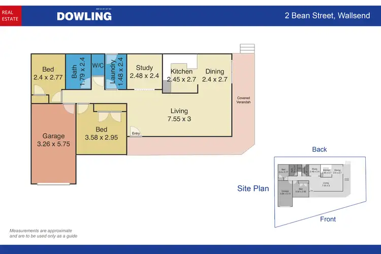 Floorplan of Homely house listing, 2 Bean Street, Wallsend NSW 2287