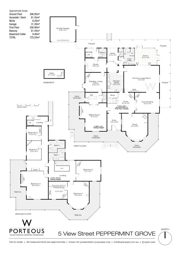 Floorplan of Homely house listing, 5 View Street, Peppermint Grove WA 6011