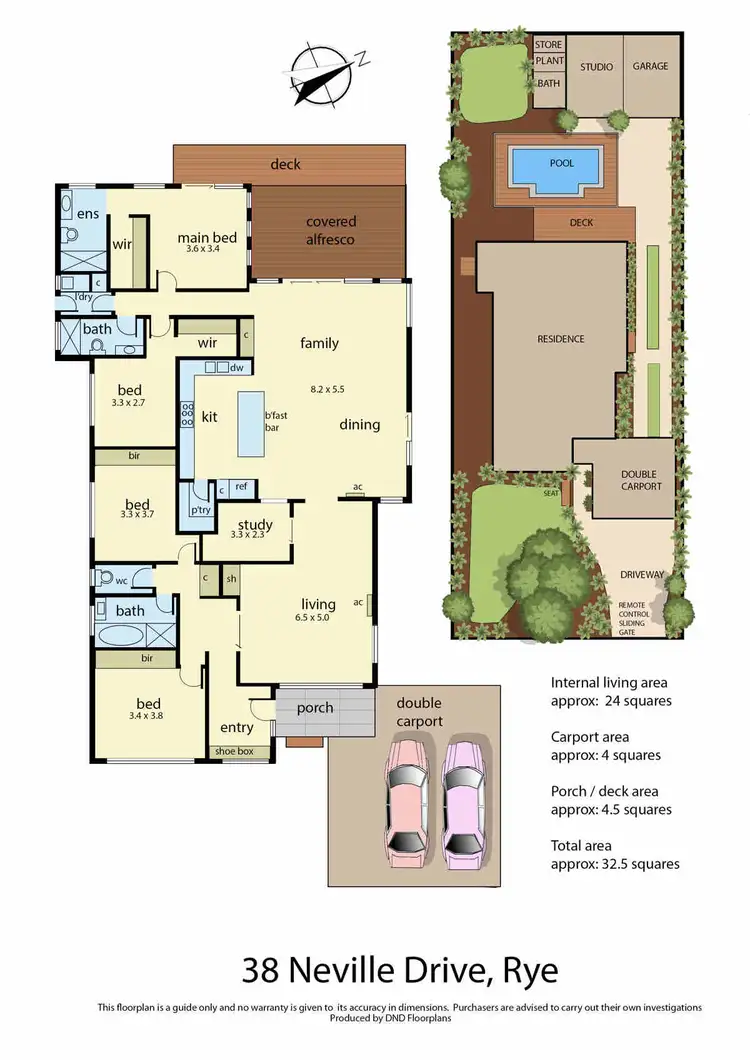 Floorplan of Homely house listing, 38 Neville Drive, Rye VIC 3941