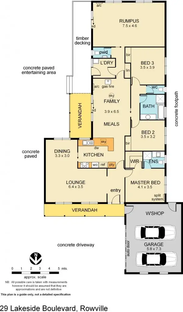 Floorplan of Homely house listing, 29 Lakeside Boulevard, Rowville VIC 3178