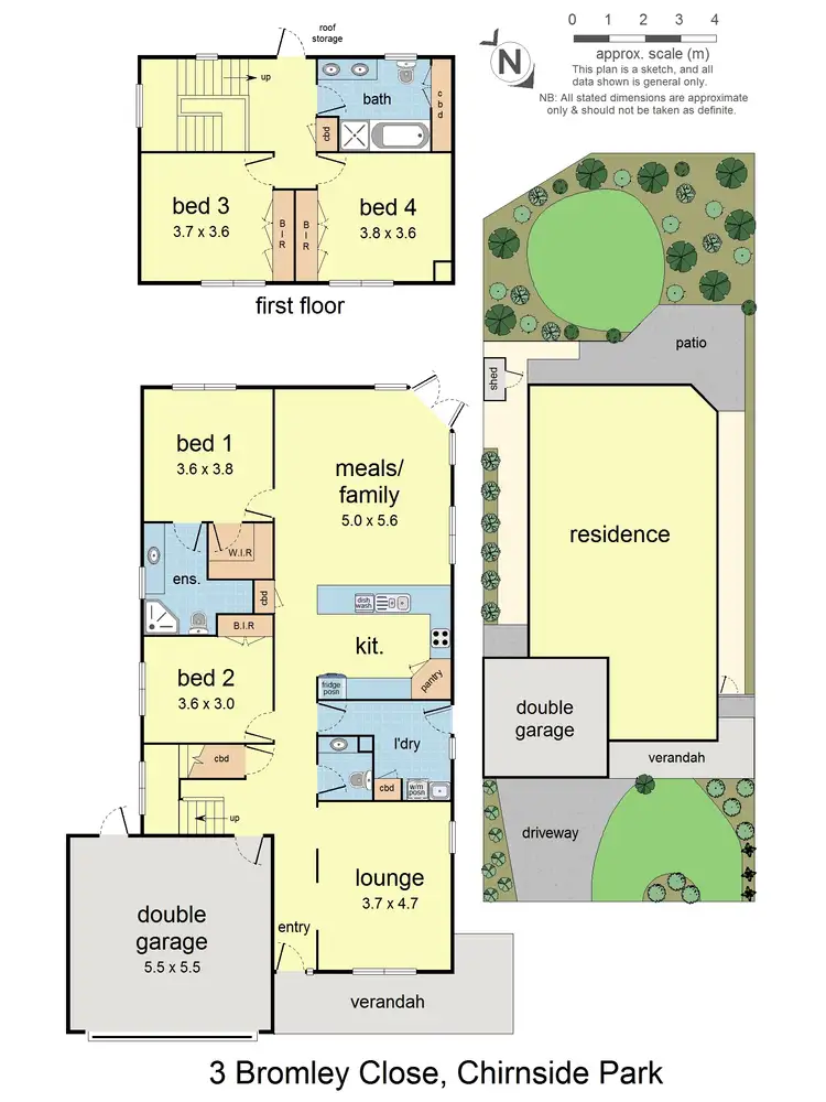 Floorplan of Homely house listing, 3 Bromley Close, Chirnside Park VIC 3116