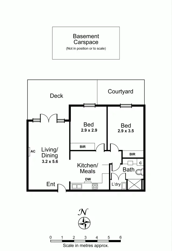 Floorplan of Homely apartment listing, 106/9 Morton Avenue, Carnegie VIC 3163