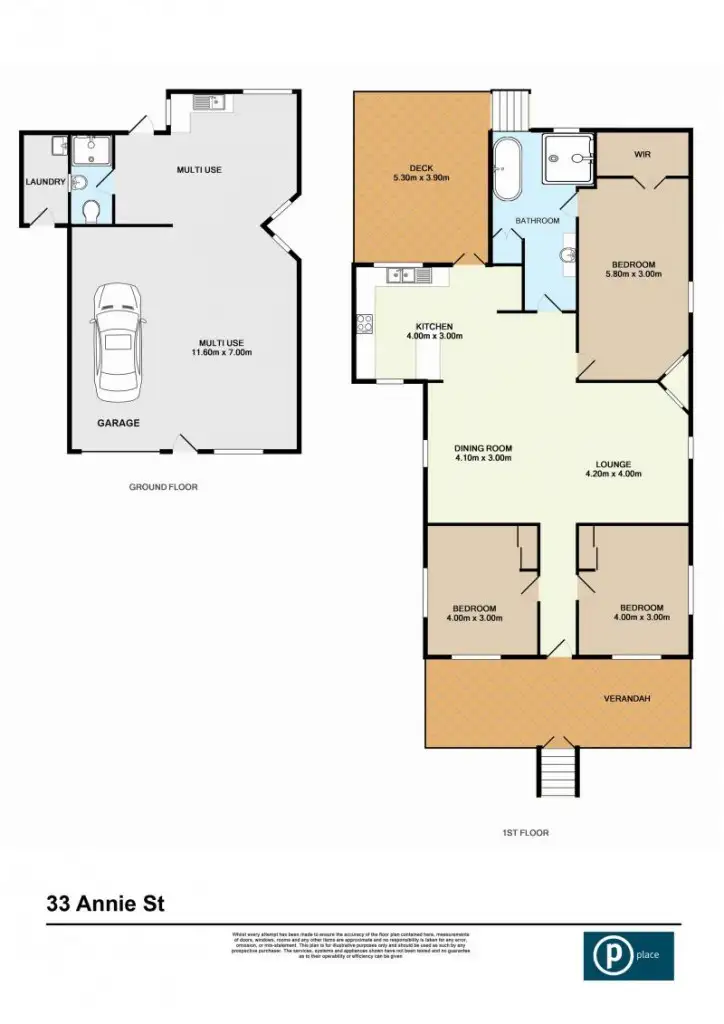 Floorplan of Homely house listing, 33 Annie Street, Windsor QLD 4030