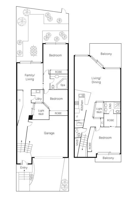 Floorplan of Homely townhouse listing, 15 The Waterfront, Bonbeach VIC 3196
