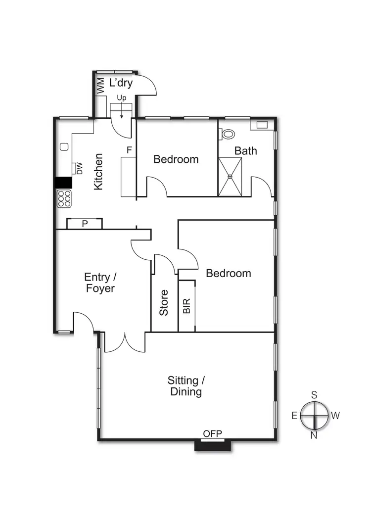 Floorplan of Homely apartment listing, 4A/61 Marne Street, South Yarra VIC 3141
