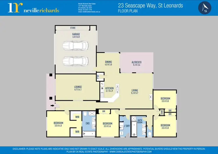 Floorplan of Homely house listing, 23 Seachange Way, St Leonards VIC 3223