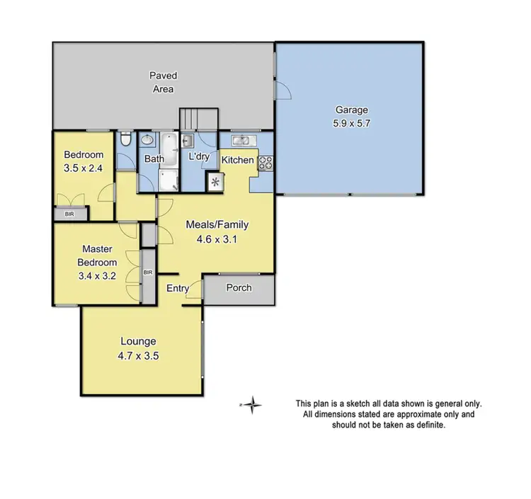Floorplan of Homely unit listing, 2/6 Lavender Street, Ringwood VIC 3134