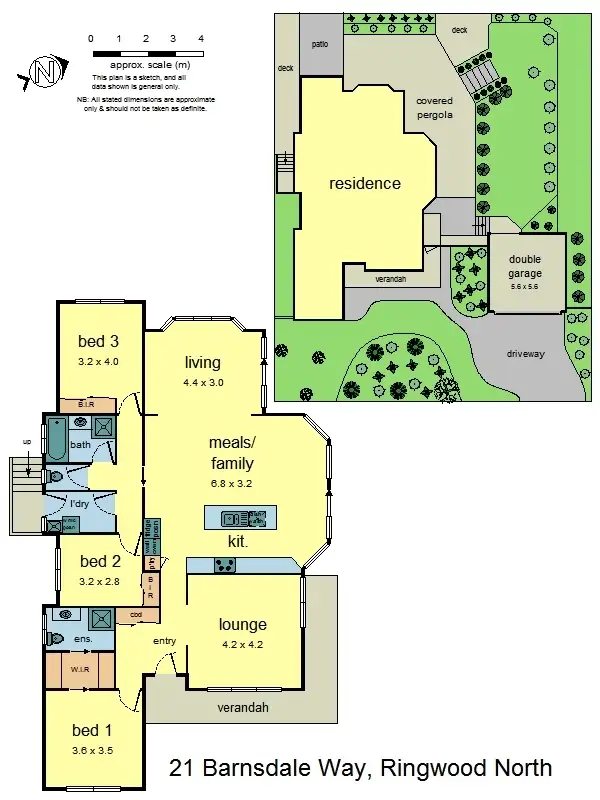 Floorplan of Homely house listing, 21 Barnsdale Way, Ringwood North VIC 3134
