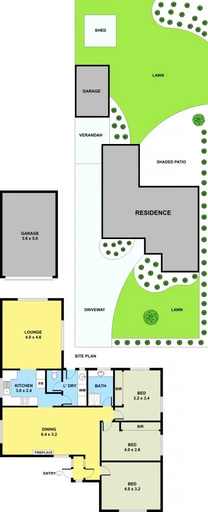 Floorplan of Homely house listing, 30 Landy Road, Jacana VIC 3047
