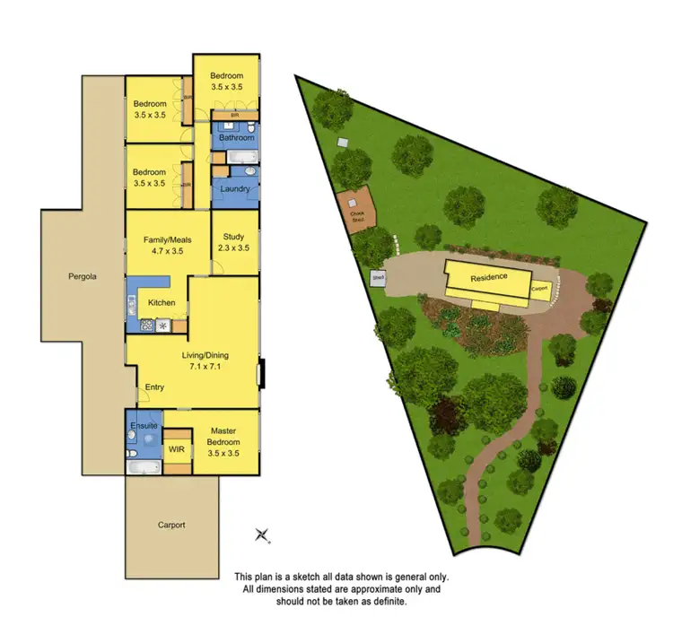 Floorplan of Homely house listing, 7 Lawrence Court, North Warrandyte VIC 3113
