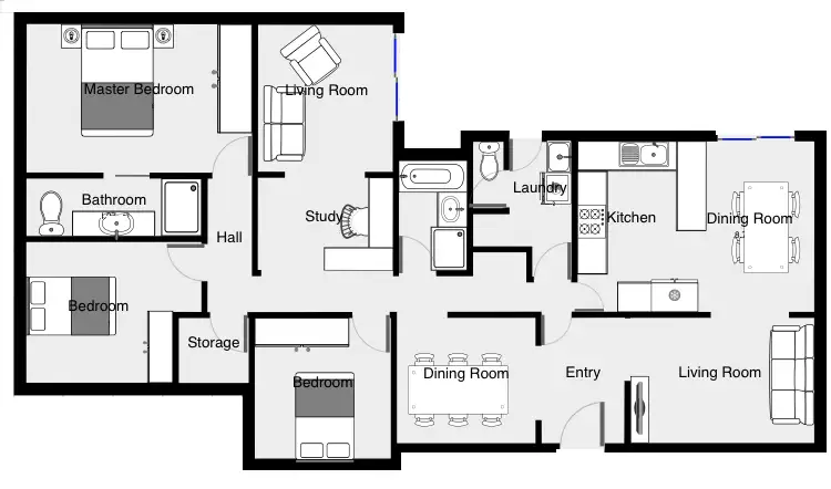 Floorplan of Homely house listing, 8 Swan Place, Mildura VIC 3500