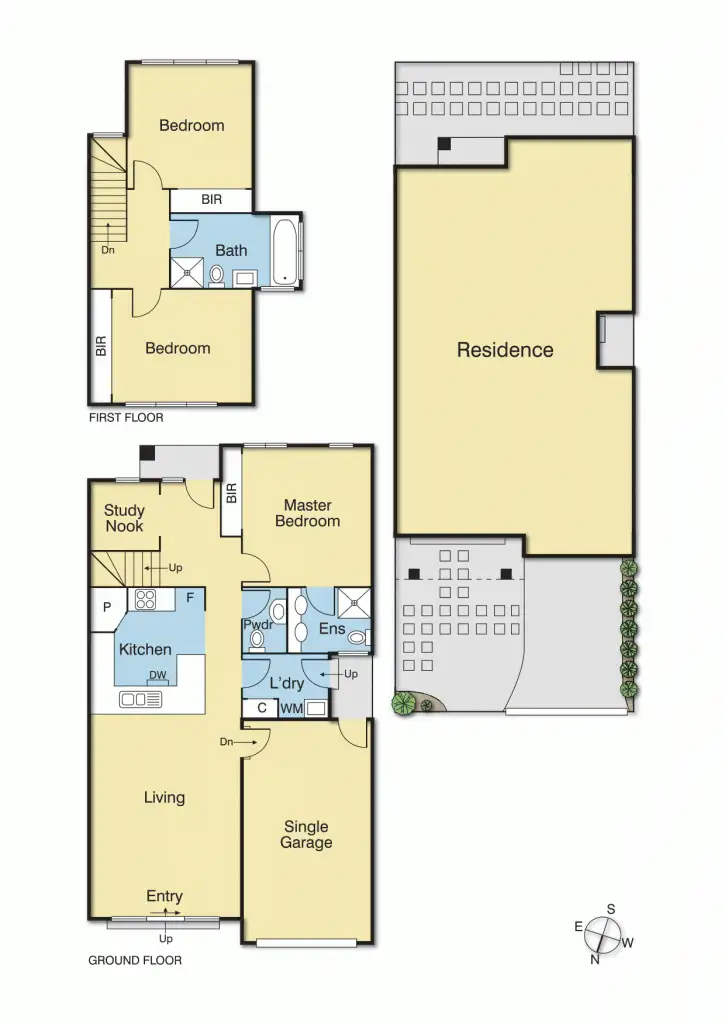 Floorplan of Homely townhouse listing, 2/64 Altona Street, Heidelberg Heights VIC 3081