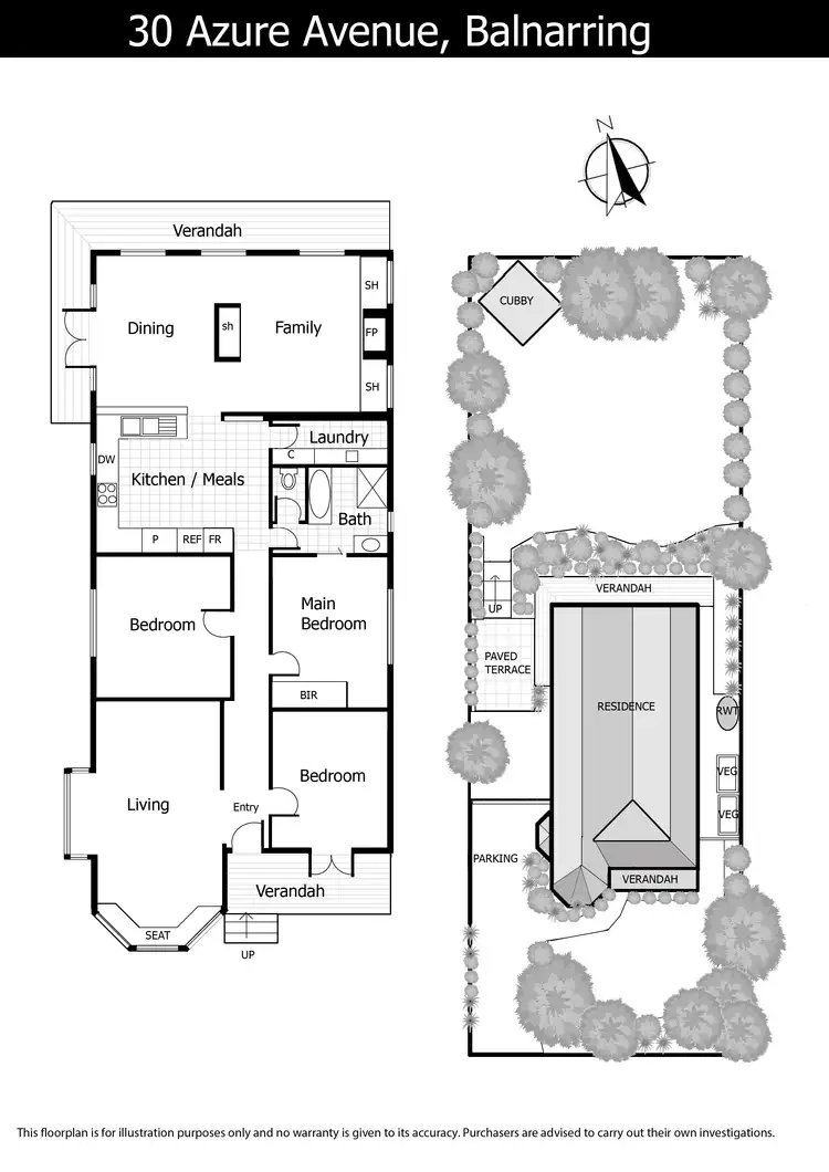 Floorplan of Homely house listing, 30 Azure Avenue, Balnarring VIC 3926