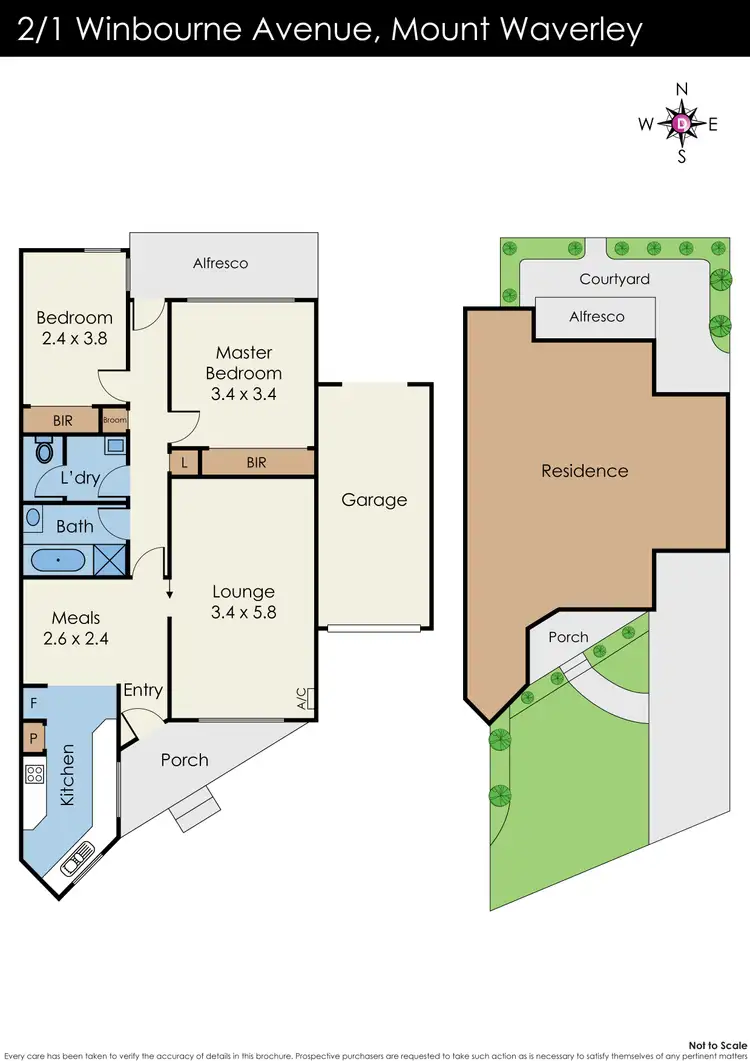 Floorplan of Homely unit listing, 2/1 Winbourne Road, Mount Waverley VIC 3149