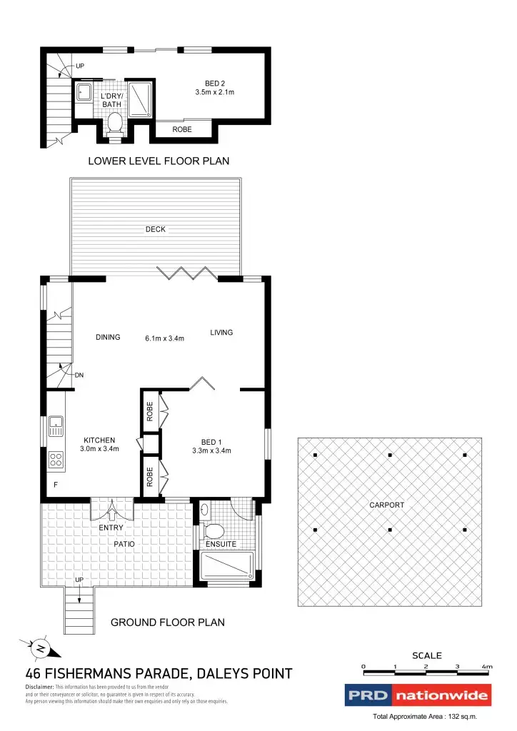 Floorplan of Homely house listing, 46 Fishermans Pde, Daleys Point NSW 2257
