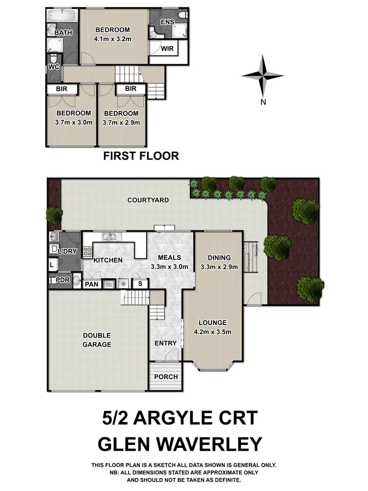 Floorplan of Homely unit listing, 5/2 Argyle Court, Glen Waverley VIC 3150