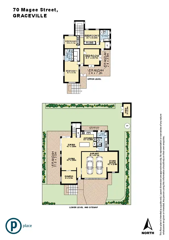 Floorplan of Homely house listing, 70 Magee Street, Graceville QLD 4075