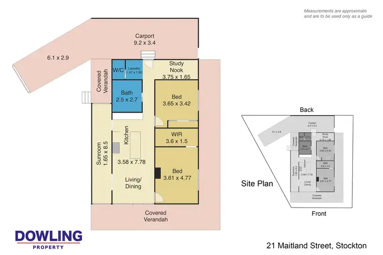 Floorplan of Homely house listing, 21 Maitland Street, Stockton NSW 2295