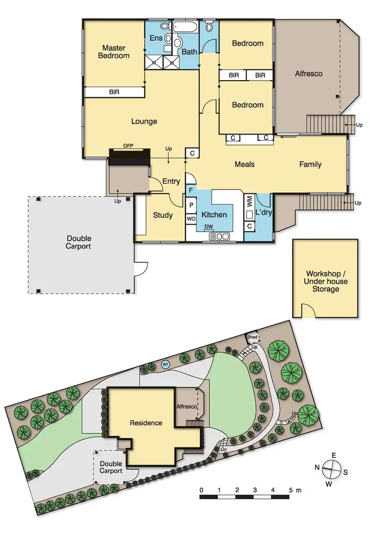 Floorplan of Homely house listing, 13 Ridgeview Street, Eltham VIC 3095