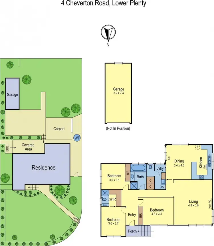 Floorplan of Homely house listing, 4 Cheverton Road, Lower Plenty VIC 3093