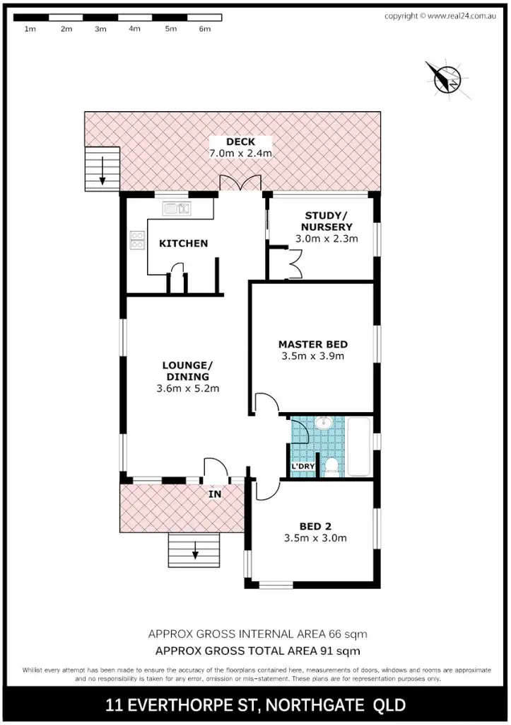 Floorplan of Homely house listing, 11 Everthorpe Street, Northgate QLD 4013