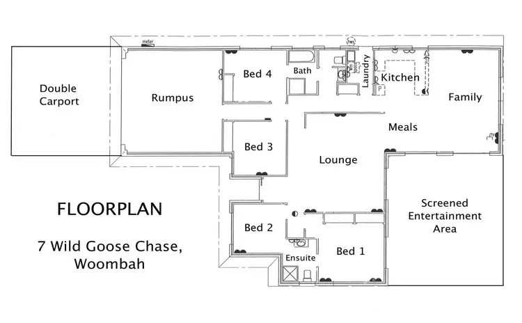Floorplan of Homely house listing, 7 Wild Goose Chase, Woombah NSW 2469