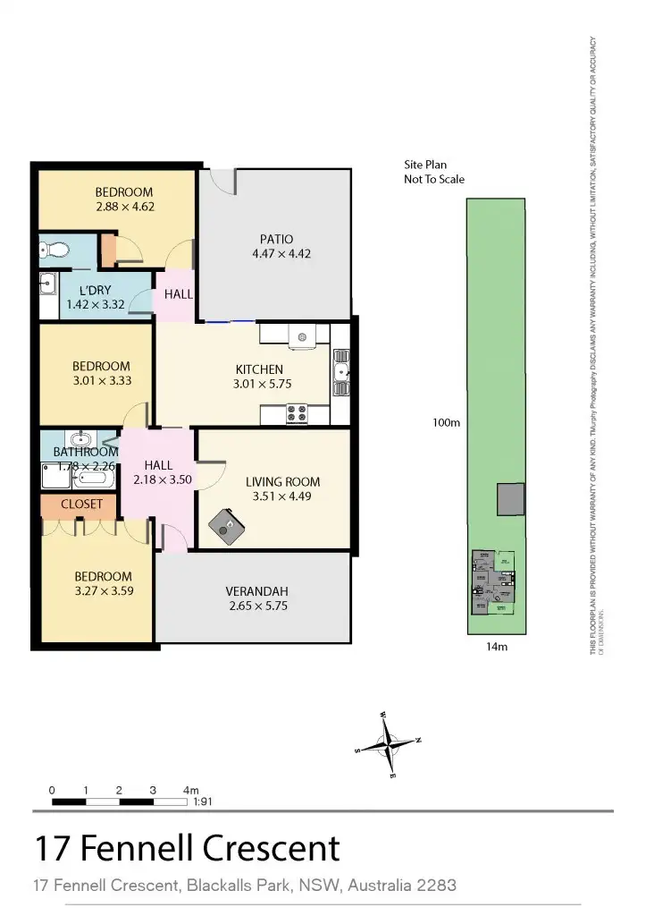Floorplan of Homely house listing, 17 Fennell Crescent, Blackalls Park NSW 2283
